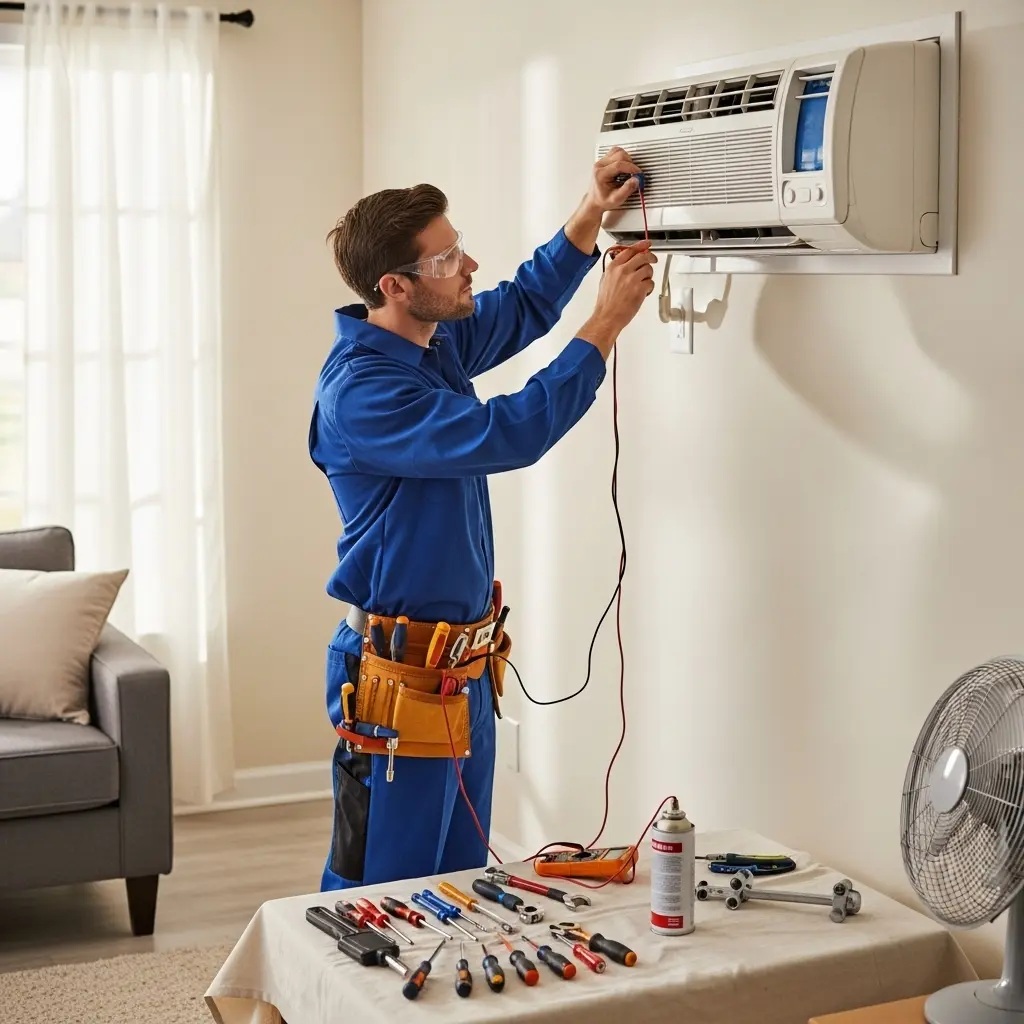 Selendi Şenocak Şenocak klima gaz dolumu ve bakım – Enerji verimliliği artırıldı. - Teknik servis örneği